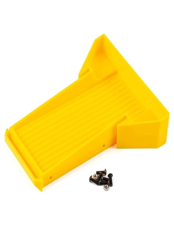 CobraCrawler 1/10 LCG Crawler Cheater Bed RC Rock Truck ABS Molded Bed Black/Yellow/Green for Gspeed G-Shot V3 V4 FS Chassis Power Wagon Mojav Body Cab (Yellow) - Image 2